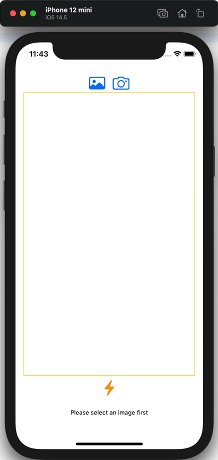 Image recognition with swiftui on iOS simulator
